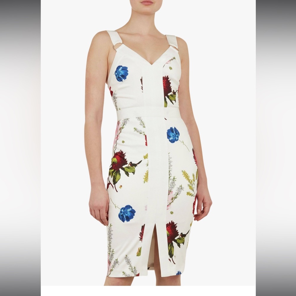 Berry Sundae Bodycon Dress White Ted Baker